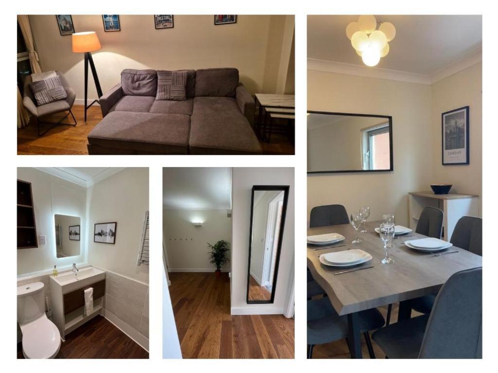 Ultra-Luxury City Centre 2 Bed Apartment, With Free Parking Cardiff Bagian luar foto